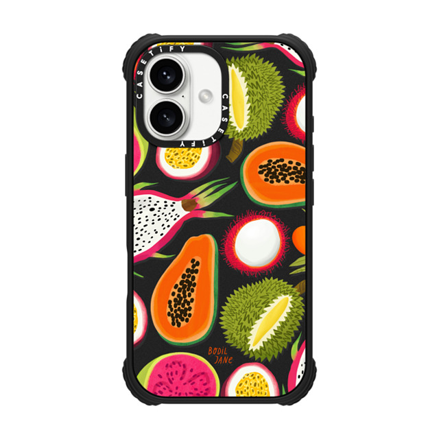 Bodil Jane x CASETiFY iPhone 16 Case Matte Black ウルトラ インパクトケース MagSafe 対応 EXOTIC FRUIT Bodil Jane x CASETiFY iPhone 16 Case Matte Black ウルトラ インパクトケース MagSafe 対応 EXOTIC FRUIT