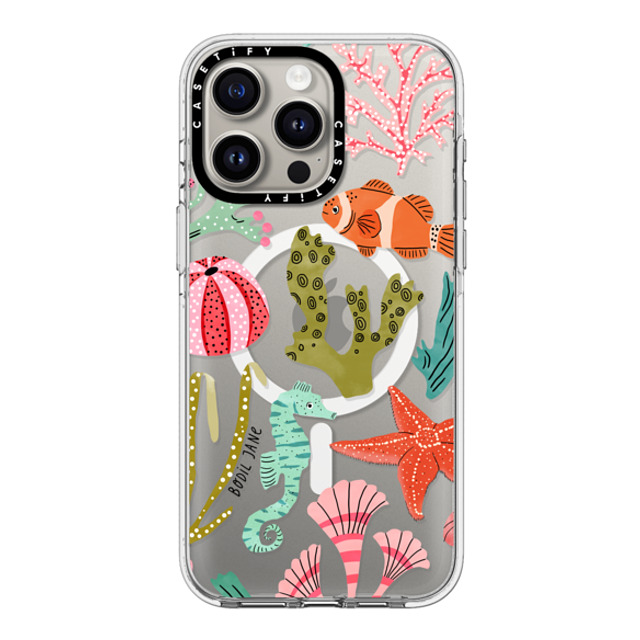 Bodil Jane x CASETiFY iPhone 15 Pro Max ケース クリア クリア ケース MagSafe対応 AQUATIC LIFE