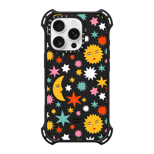 Bodil Jane x CASETiFY iPhone 16 Pro Case Matte Black バウンスケース SUN MOON STARS Bodil Jane x CASETiFY iPhone 16 Pro Case Matte Black バウンスケース SUN MOON STARS