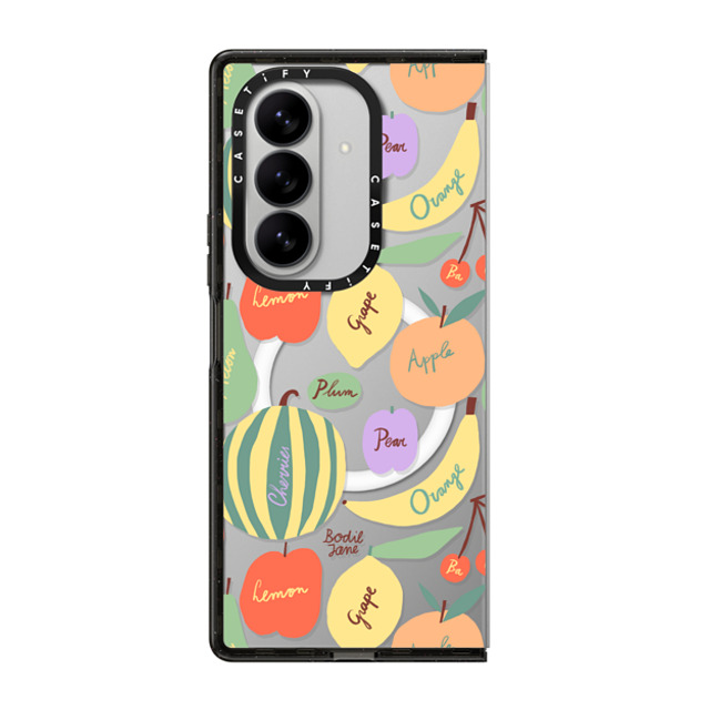 Bodil Jane x CASETiFY Galaxy Z Fold7 P[X Fruit,Food ubN Impact Magnetic Case Frutta Mista