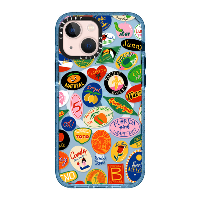 Bodil Jane x CASETiFY iPhone 13 Mini Case Sticker ベイビーブルー Impact Case MagSafe Compatible FRUIT STICKERS Mother's Day Bodil Jane x CASETiFY iPhone 13 Mini Case Sticker ベイビーブルー Impact Case MagSafe Compatible FRUIT STICKERS Mother's Day