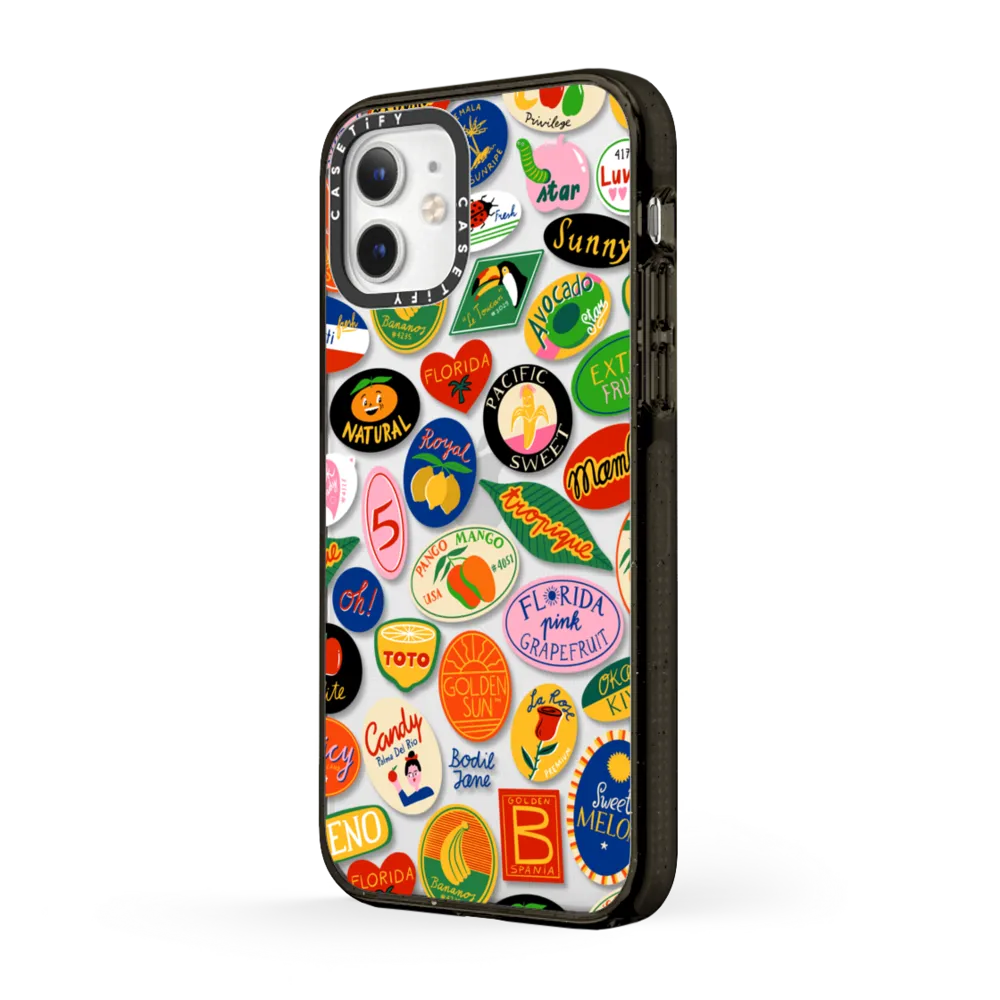 Impact iPhone 12 Case - FRUIT STICKERS