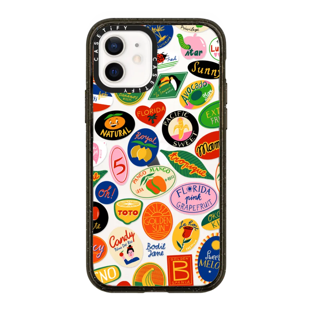 Impact iPhone 12 Case - FRUIT STICKERS