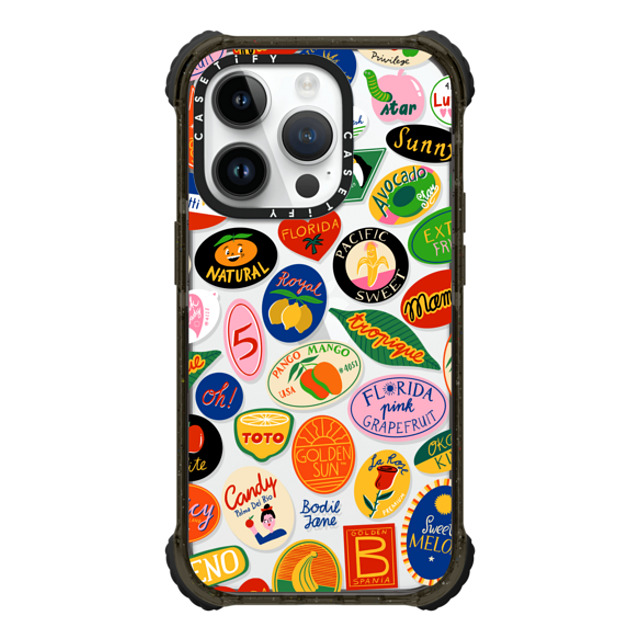 Bodil Jane x CASETiFY iPhone 14 Pro Case Sticker Black ウルトラインパクトケース FRUIT STICKERS Mother's Day Bodil Jane x CASETiFY iPhone 14 Pro Case Sticker Black ウルトラインパクトケース FRUIT STICKERS Mother's Day