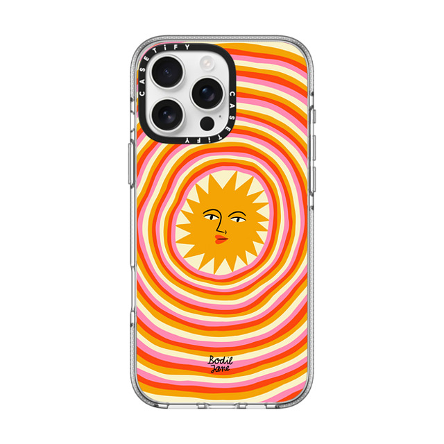 Bodil Jane x CASETiFY iPhone 16 Pro Max ケース クリア クリア ケース MagSafe対応 Sun Rays