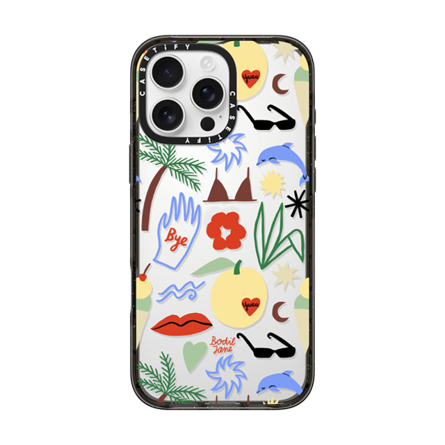 Bodil Jane x CASETiFY iPhone 16 Pro Max ケース Summer,Pattern ブラック インパクトケース Out Of Office Father's Day Bodil Jane x CASETiFY iPhone 16 Pro Max ケース Summer,Pattern ブラック インパクトケース Out Of Office Father's Day