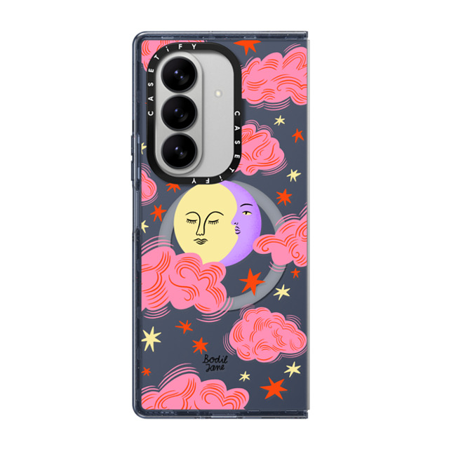 Bodil Jane x CASETiFY Galaxy Z Fold7 P[X Floral,Nature lCr[ Impact Magnetic Case Cloudy Moon