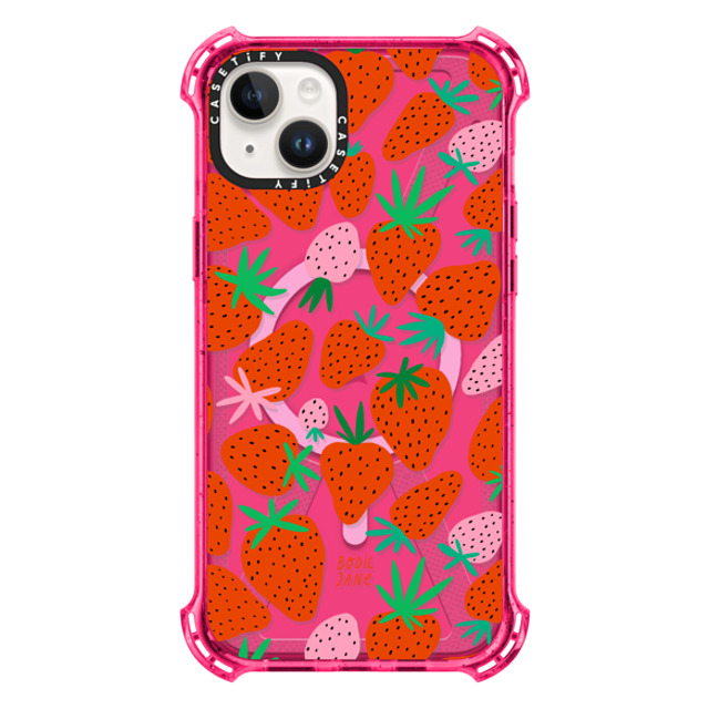 Bodil Jane x CASETiFY iPhone 14 Plus Case Bubble Gum バウンスケース STRAWBERRIES Bodil Jane x CASETiFY iPhone 14 Plus Case Bubble Gum バウンスケース STRAWBERRIES
