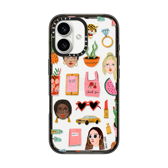 Bodil Jane x CASETiFY iPhone 16 Case Sticker,Portraiture Black インパクトケース MIXED PATTERN Mother's Day Bodil Jane x CASETiFY iPhone 16 Case Sticker,Portraiture Black インパクトケース MIXED PATTERN Mother's Day