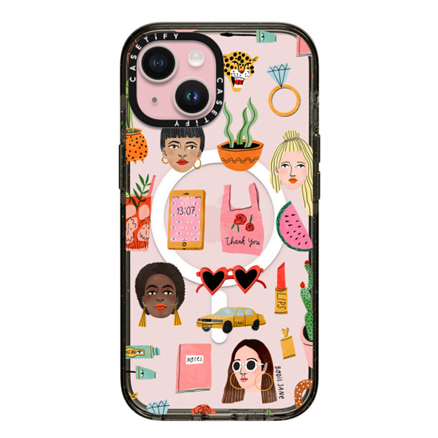 Bodil Jane x CASETiFY iPhone 15 Case Sticker,Portraiture Black Impact Case MagSafe Compatible MIXED PATTERN Mother's Day Bodil Jane x CASETiFY iPhone 15 Case Sticker,Portraiture Black Impact Case MagSafe Compatible MIXED PATTERN Mother's Day