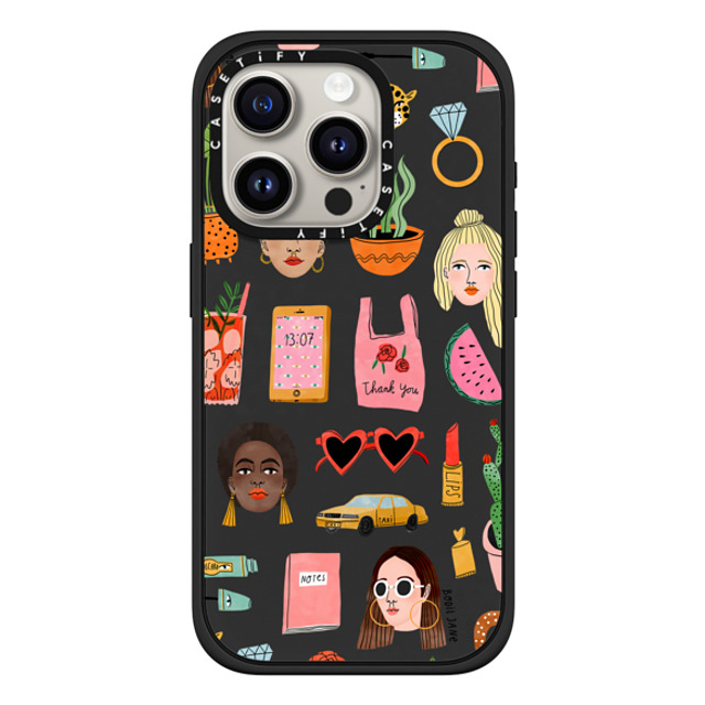 Bodil Jane x CASETiFY iPhone 15 Pro Case Sticker,Portraiture マットブラック Impact Case MagSafe Compatible MIXED PATTERN Mother's Day Bodil Jane x CASETiFY iPhone 15 Pro Case Sticker,Portraiture マットブラック Impact Case MagSafe Compatible MIXED PATTERN Mother's Day