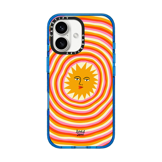 Bodil Jane x CASETiFY iPhone 16 Case スカイブルー Impact Case MagSafe Compatible Sun Rays Bodil Jane x CASETiFY iPhone 16 Case スカイブルー Impact Case MagSafe Compatible Sun Rays