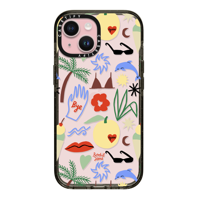Bodil Jane x CASETiFY iPhone 15 Case Black Impact Case Out Of Office Bodil Jane x CASETiFY iPhone 15 Case Black Impact Case Out Of Office