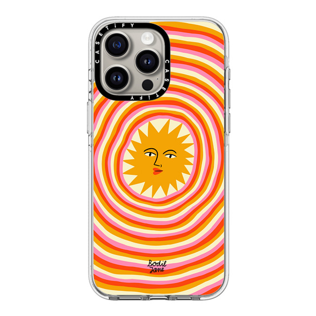 Bodil Jane x CASETiFY iPhone 15 Pro Max ケース クリア クリア ケース MagSafe対応 Sun Rays