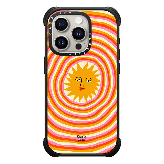 Bodil Jane x CASETiFY iPhone 15 Pro Case Floral,Nature Matte Black ウルトラ インパクトケース MagSafe 対応 Sun Rays Back to School Bodil Jane x CASETiFY iPhone 15 Pro Case Floral,Nature Matte Black ウルトラ インパクトケース MagSafe 対応 Sun Rays Back to School