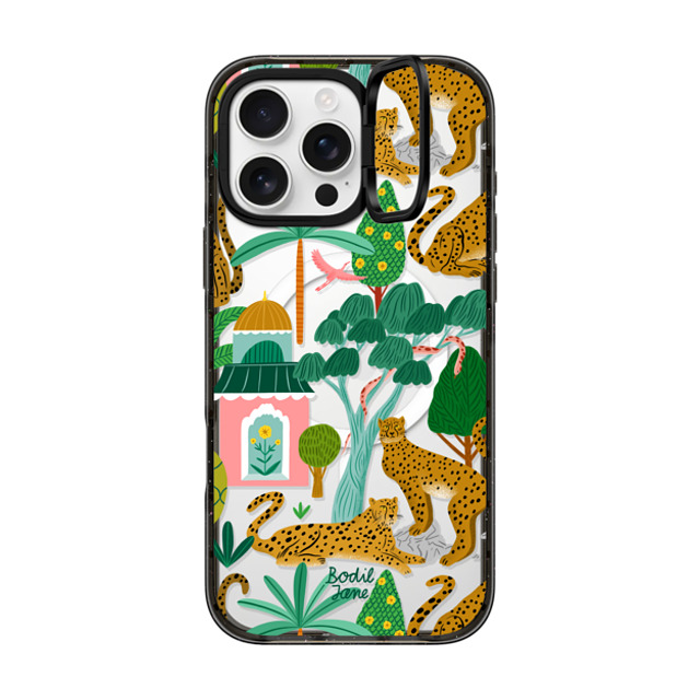Bodil Jane x CASETiFY iPhone 16 Pro Max ケース Nature,Fine Art ブラック インパクトリングスタンドケース MagSafe対応 Cheetah Paradise Father's Day Bodil Jane x CASETiFY iPhone 16 Pro Max ケース Nature,Fine Art ブラック インパクトリングスタンドケース MagSafe対応 Cheetah Paradise Father's Day