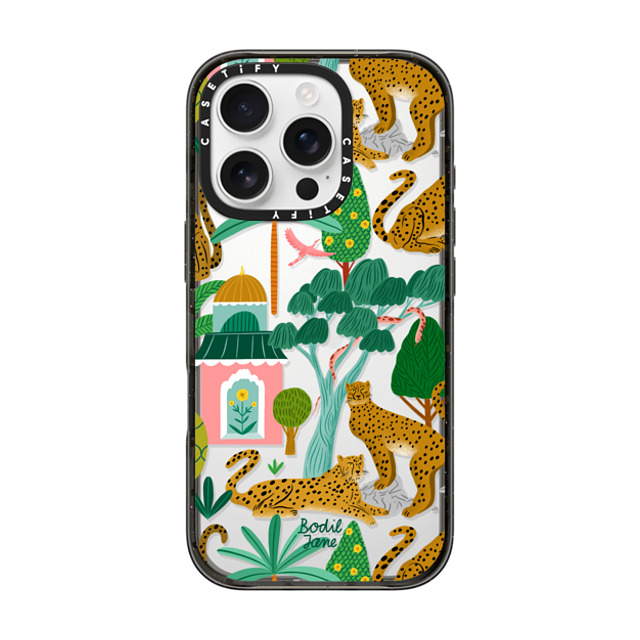 Bodil Jane x CASETiFY iPhone 16 Pro ケース Nature,Fine Art ブラック インパクトケース Cheetah Paradise Father's Day Bodil Jane x CASETiFY iPhone 16 Pro ケース Nature,Fine Art ブラック インパクトケース Cheetah Paradise Father's Day