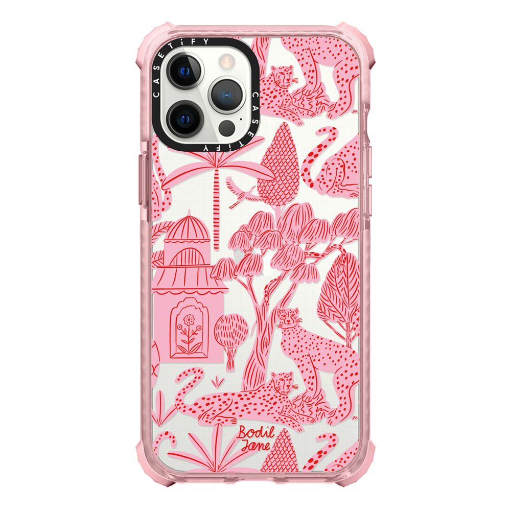 Ultra Impact iPhone 12 Pro Max Case - Cheetah Paradise Pink