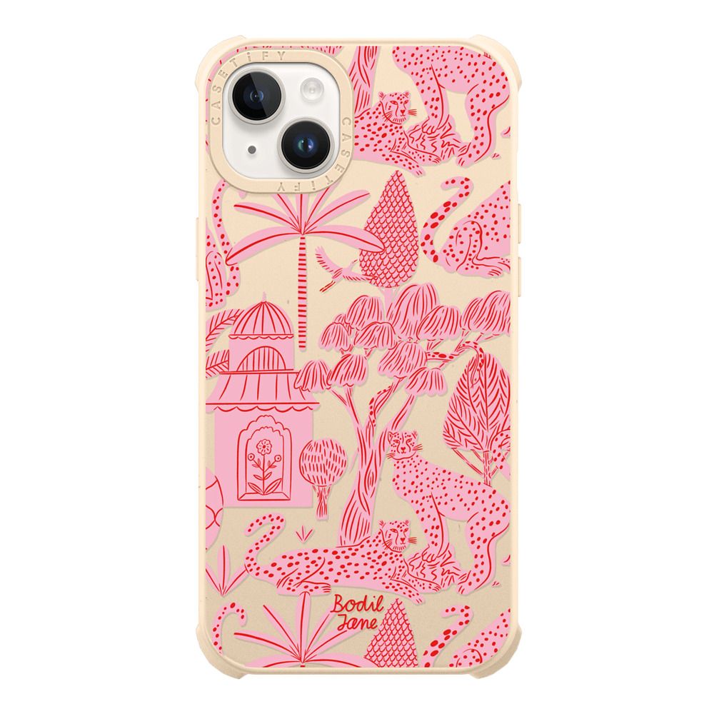 casetify cheetah paradise pink