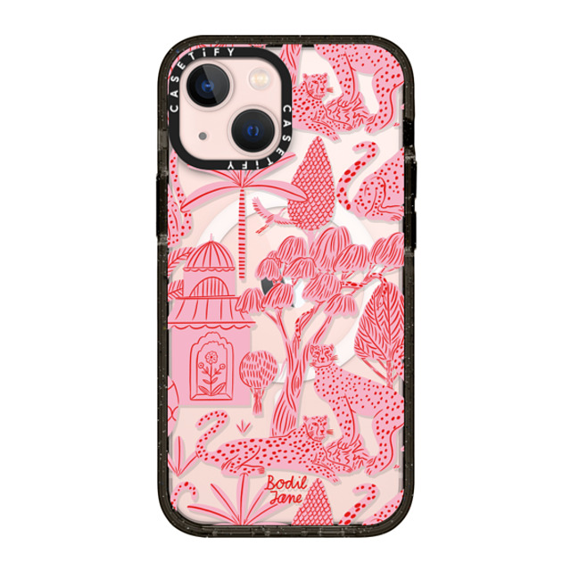 Bodil Jane x CASETiFY iPhone 13 Mini Case Nature,Fine Art Black Impact Case MagSafe Compatible Cheetah Paradise Pink Mother's Day Bodil Jane x CASETiFY iPhone 13 Mini Case Nature,Fine Art Black Impact Case MagSafe Compatible Cheetah Paradise Pink Mother's Day