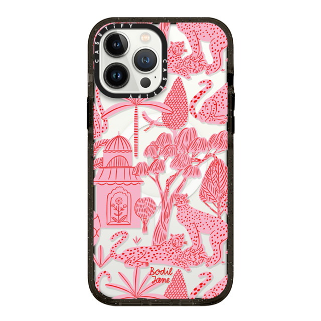 Bodil Jane x CASETiFY iPhone 13 Pro Max Case Nature,Fine Art ブラック インパクトケース MagSafe対応 Cheetah Paradise Pink Mother's Day Bodil Jane x CASETiFY iPhone 13 Pro Max Case Nature,Fine Art ブラック インパクトケース MagSafe対応 Cheetah Paradise Pink Mother's Day