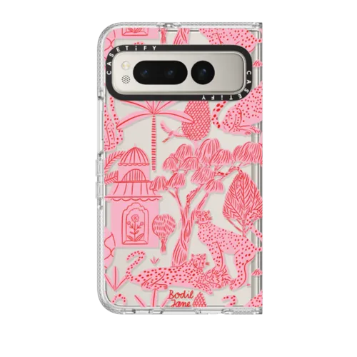 Pixel Fold - Cheetah Paradise Pink