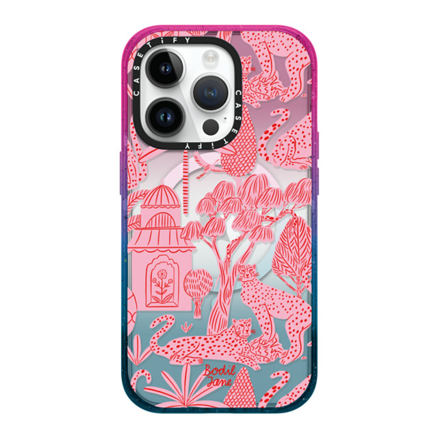 Bodil Jane x CASETiFY iPhone 14 Pro Case Cotton Candy Impact Case MagSafe Compatible Cheetah Paradise Pink Bodil Jane x CASETiFY iPhone 14 Pro Case Cotton Candy Impact Case MagSafe Compatible Cheetah Paradise Pink
