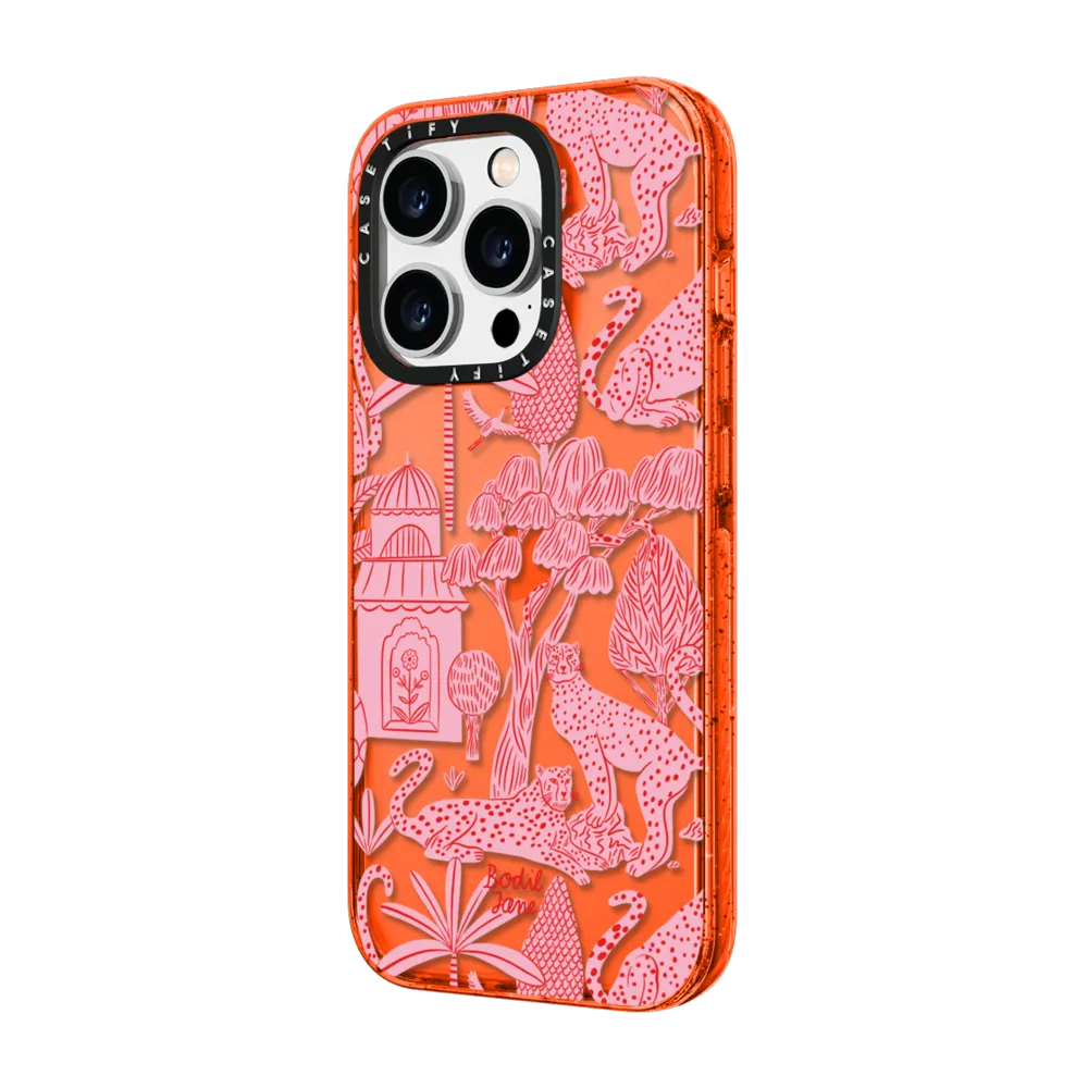 Impact iPhone 14 Pro Max Case - Cheetah Paradise Pink