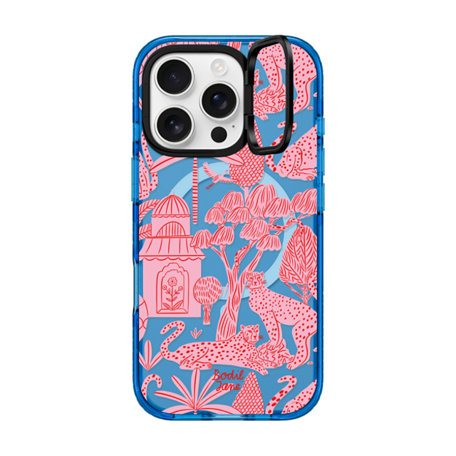 Bodil Jane x CASETiFY iPhone 16 Pro Case スカイブルー インパクトリングスタンドケース MagSafe対応 Cheetah Paradise Pink Bodil Jane x CASETiFY iPhone 16 Pro Case スカイブルー インパクトリングスタンドケース MagSafe対応 Cheetah Paradise Pink