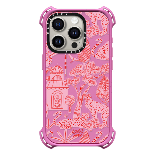 Bodil Jane x CASETiFY iPhone 15 Pro ケース Nature,Fine Art Matte Pink バウンスケース Cheetah Paradise Pink Halloween Bodil Jane x CASETiFY iPhone 15 Pro ケース Nature,Fine Art Matte Pink バウンスケース Cheetah Paradise Pink Halloween