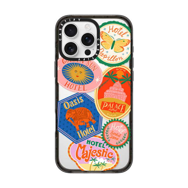Bodil Jane x CASETiFY iPhone 16 Pro Max ケース Sticker ブラック インパクトケース Luggage Labels Back to School Bodil Jane x CASETiFY iPhone 16 Pro Max ケース Sticker ブラック インパクトケース Luggage Labels Back to School