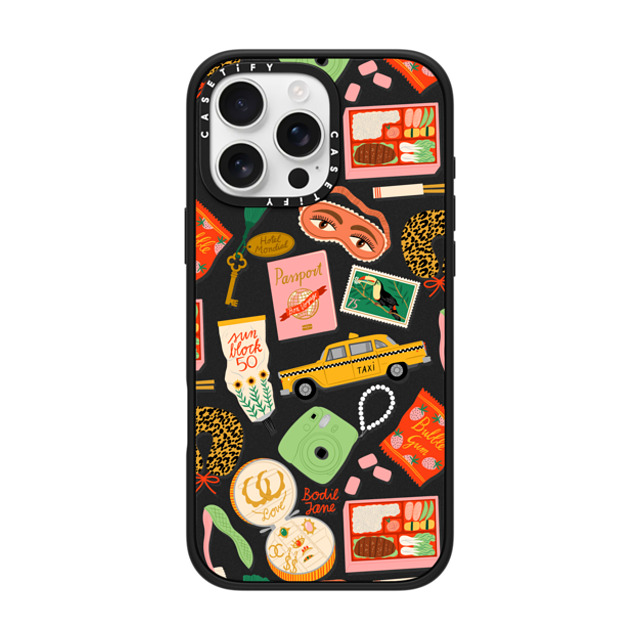 Bodil Jane x CASETiFY iPhone 16 Pro Max Case Sticker,Travel マットブラック インパクトケース MagSafe対応 Bon Voyage Mother's Day Bodil Jane x CASETiFY iPhone 16 Pro Max Case Sticker,Travel マットブラック インパクトケース MagSafe対応 Bon Voyage Mother's Day