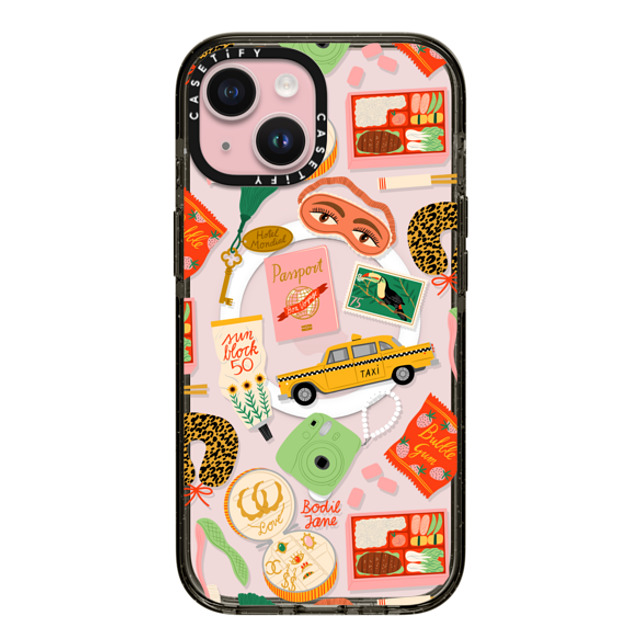 Bodil Jane x CASETiFY iPhone 15 Case Sticker,Travel Black Impact Case MagSafe Compatible Bon Voyage Mother's Day Bodil Jane x CASETiFY iPhone 15 Case Sticker,Travel Black Impact Case MagSafe Compatible Bon Voyage Mother's Day