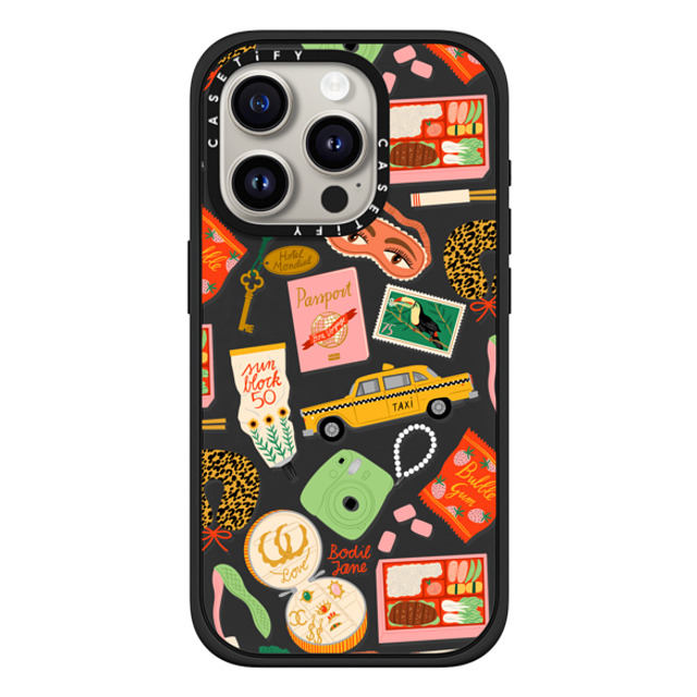 Bodil Jane x CASETiFY iPhone 15 Pro Case Sticker,Travel マットブラック インパクトケース MagSafe対応 Bon Voyage Mother's Day Bodil Jane x CASETiFY iPhone 15 Pro Case Sticker,Travel マットブラック インパクトケース MagSafe対応 Bon Voyage Mother's Day