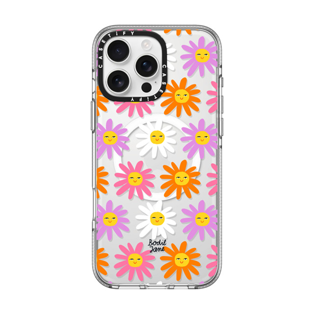Bodil Jane x CASETiFY iPhone 16 Pro Max ケース Floral クリア クリア ケース MagSafe対応 HAPPY DAISIES Back to School Bodil Jane x CASETiFY iPhone 16 Pro Max ケース Floral クリア クリア ケース MagSafe対応 HAPPY DAISIES Back to School