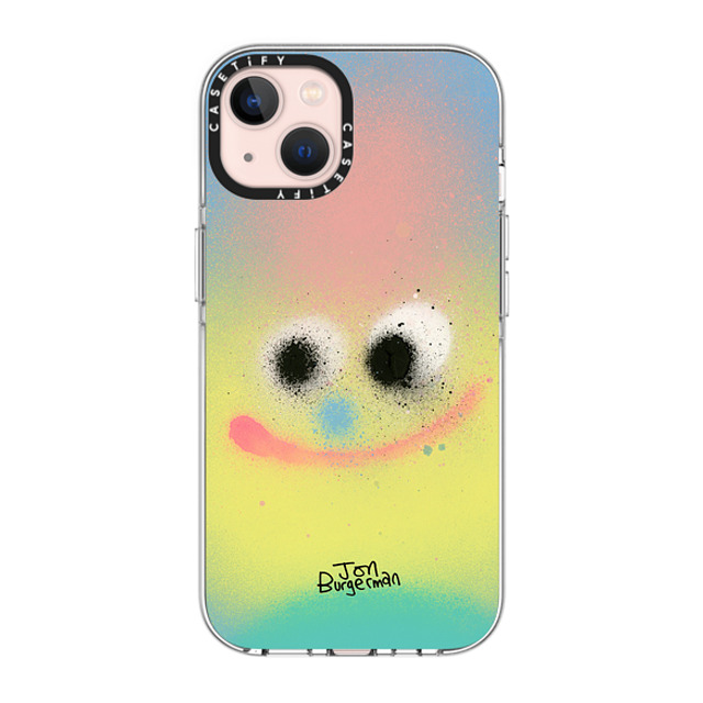 Jon Burgerman x CASETiFY iPhone 13 ケース クリア クリア ケース MagSafe対応 Puff