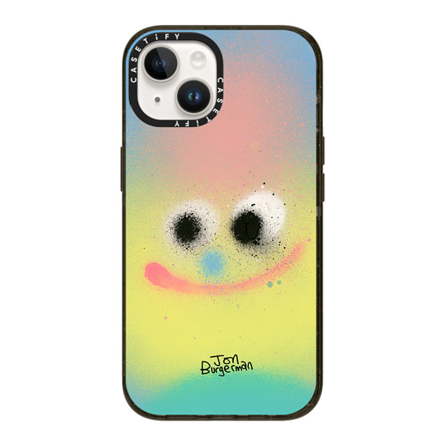 Jon Burgerman x CASETiFY iPhone 14 ケース ブラック インパクトケース Puff