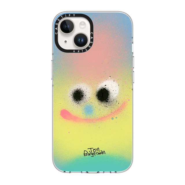 Jon Burgerman x CASETiFY iPhone 14 ケース クリア クリア ケース MagSafe対応 Puff