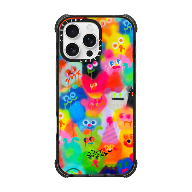 Jon Burgerman x CASETiFY iPhone 16 Pro Max Case Cartoon,Fine Art Black ウルトラ インパクトケース MagSafe 対応 Party Back to School Jon Burgerman x CASETiFY iPhone 16 Pro Max Case Cartoon,Fine Art Black ウルトラ インパクトケース MagSafe 対応 Party Back to School