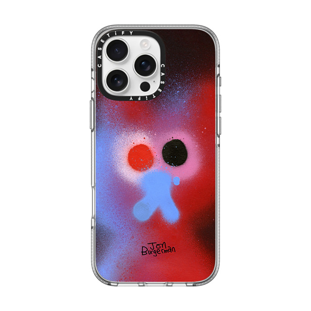 Jon Burgerman x CASETiFY iPhone 16 Pro Max ケース クリア クリア ケース MagSafe対応 Fog