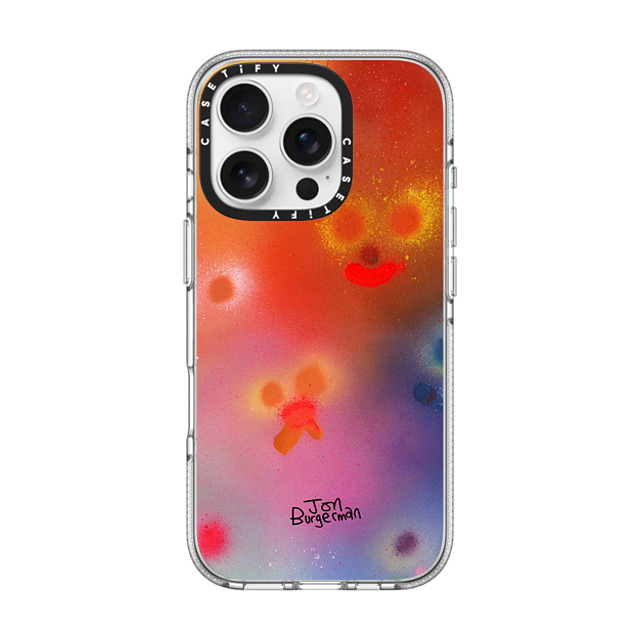 Jon Burgerman x CASETiFY iPhone 16 Pro Case Cartoon,Fine Art Clear Clear Case MagSafe Compatible Haze Father's Day Jon Burgerman x CASETiFY iPhone 16 Pro Case Cartoon,Fine Art Clear Clear Case MagSafe Compatible Haze Father's Day