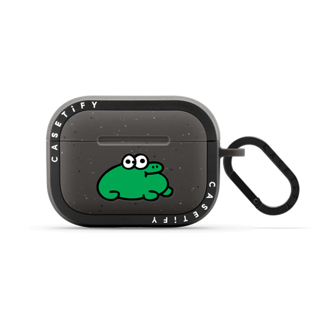 Jon Burgerman x CASETiFY AirPods Pro Matte Charcoal バウンス ケース Froggie