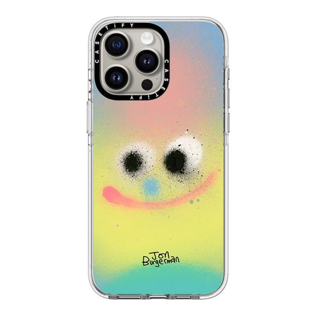 Jon Burgerman x CASETiFY iPhone 15 Pro Max ケース クリア クリア ケース MagSafe対応 Puff