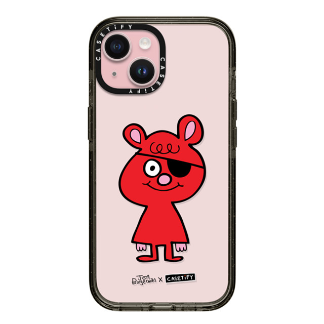 Jon Burgerman x CASETiFY iPhone 15 Case Animal,Cartoon ブラック インパクトケース Mitton Mother's Day Jon Burgerman x CASETiFY iPhone 15 Case Animal,Cartoon ブラック インパクトケース Mitton Mother's Day
