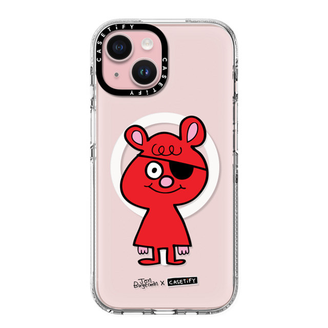 Jon Burgerman x CASETiFY iPhone 15 Case Animal,Cartoon Clear Clear Case MagSafe Compatible Mitton Mother's Day Jon Burgerman x CASETiFY iPhone 15 Case Animal,Cartoon Clear Clear Case MagSafe Compatible Mitton Mother's Day
