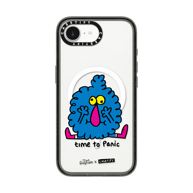 Jon Burgerman x CASETiFY iPhone 16e ケース Animal,Cartoon ブラック インパクトケース MagSafe対応 Fluffer Back to School Jon Burgerman x CASETiFY iPhone 16e ケース Animal,Cartoon ブラック インパクトケース MagSafe対応 Fluffer Back to School