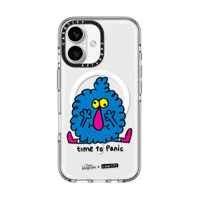 Jon Burgerman x CASETiFY iPhone 16 ケース Animal,Cartoon クリア クリア ケース MagSafe対応 Fluffer Father's Day Jon Burgerman x CASETiFY iPhone 16 ケース Animal,Cartoon クリア クリア ケース MagSafe対応 Fluffer Father's Day