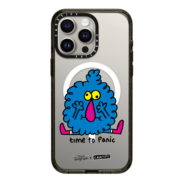 Jon Burgerman x CASETiFY iPhone 15 Pro Max Case Animal,Cartoon Black Impact Case MagSafe Compatible Fluffer Back to School Jon Burgerman x CASETiFY iPhone 15 Pro Max Case Animal,Cartoon Black Impact Case MagSafe Compatible Fluffer Back to School