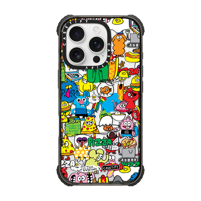 Jon Burgerman x CASETiFY iPhone 16 Pro Case Animal,Cartoon Black ウルトラ インパクトケース MagSafe 対応 Sticky Mess Mother's Day Jon Burgerman x CASETiFY iPhone 16 Pro Case Animal,Cartoon Black ウルトラ インパクトケース MagSafe 対応 Sticky Mess Mother's Day