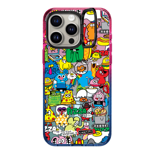 Jon Burgerman x CASETiFY iPhone 15 Pro Max Case Animal,Cartoon Cotton Candy インパクトリングスタンドケース MagSafe対応 Sticky Mess Back to School Jon Burgerman x CASETiFY iPhone 15 Pro Max Case Animal,Cartoon Cotton Candy インパクトリングスタンドケース MagSafe対応 Sticky Mess Back to School